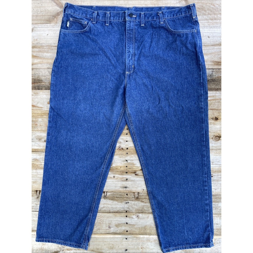 Carhartt FRB100 FR Flame Resistant Jeans 46x30 CAT 2 ATPV 16 Blue Work Pants